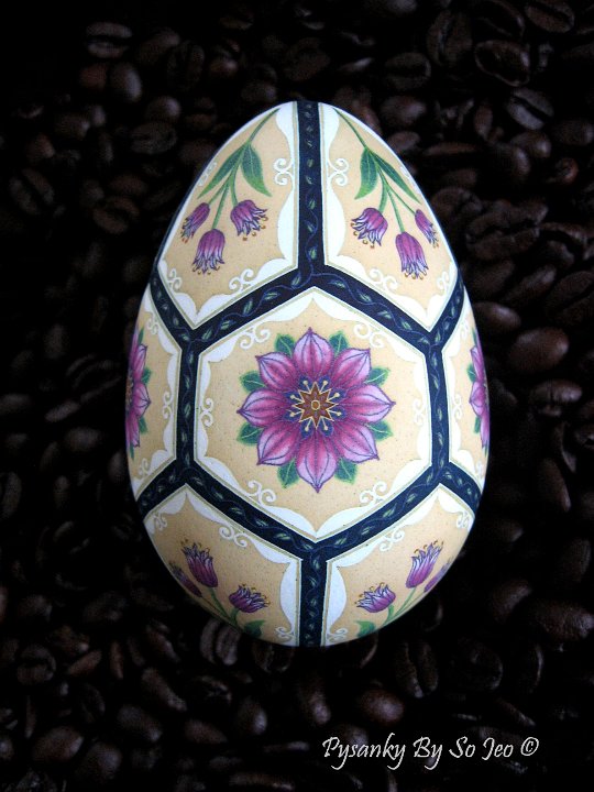 Victorian Garden Ukrainian Easter Egg Pysanky By So Jeo
